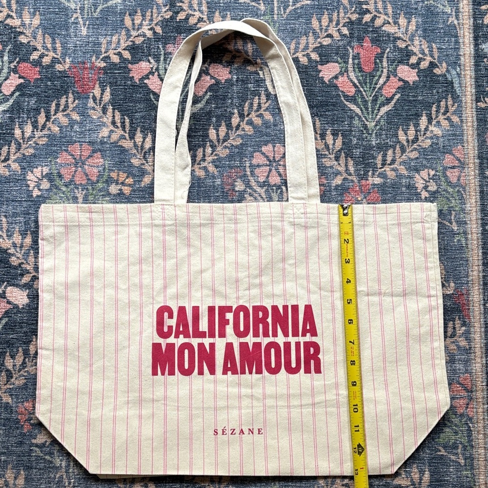 Sezane Cream CA Tote - Picture 4 of 4